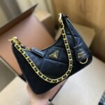 Prada Re Edition 1995 Chaîne Re Nylon Mini Bag Black 22Cm 1BC204 2AOS F0002 V QOO - Image 3