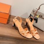 Hermes Premiere Sandal Beige For Women 2.7in/7cm - Image 10