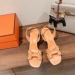 Hermes Premiere Sandal Beige For Women 2.7in/7cm - Image 6