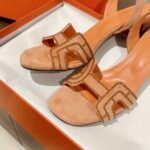 Hermes Premiere Sandal Beige For Women 2.7in/7cm - Image 4