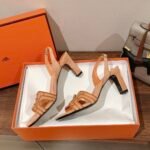 Hermes Premiere Sandal Beige For Women 2.7in/7cm - Image 3