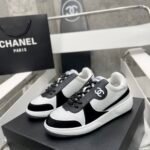 Chanel Sneakers White/Black For Women, Women's Shoes