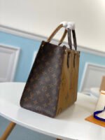 Louis Vuitton OnTheGo MM Tote Bag 13.8in/ 35cm Monogram Reverse Canvas Gold Hardware For Women M45321 - Image 7