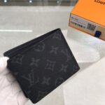 Louis Vuitton Multiple Wallet Monogram Eclipse For Men, Men's Wallet 4.5in/11.5cm LV M61695 - Image 10