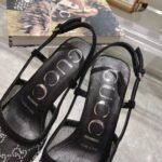 Gucci Women's GG Slingback Mid-Heel Pump Black For Women GG - Image 4