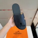Hermes Izmir Sandals Black For Men - Image 7