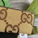 Gucci Diana Jumbo GG Zip Around Wallet With GG Signature Brown For Men 7.5in/19cm GG - Image 7