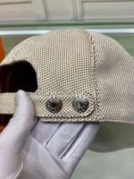 Hermes Davis H Primavera Cap Beige Hermes Cap - Image 3