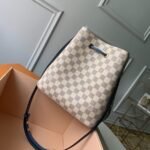 Louis Vuitton NeoNoe MM Bucket Bag Damier Azur Canvas Bleuet Blue N40153 - Image 9