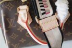 Louis Vuitton Speedy Bandouliere 20 Top Handle Bag 7.9in/ 20cm Black Monogram Canvas Gold Hardware For Women M46234 - Image 5