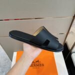 Hermes Izmir Sandals Black For Men H041141ZH01415 - Image 6