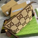 Gucci Jumbo GG Messenger Bag Camel And Ebony Jumbo 703468 92THF 1000 - Image 5