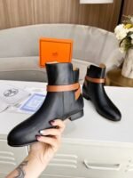 Hermes Neo Ankle Boot Black For Women, Women's Shoes H162133Z - Image 8