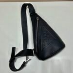 Prada Crossbody Bag 12.6in/ 32cm Black Silver Hardware For Women 2VZ098_2BBE_F0002_V_OLO - Image 7