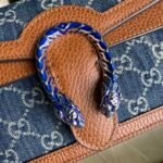 Gucci Dionysus Small Shoulder Bag Dark Blue And Ivory Eco 400249 2KQFN 4483 - Image 3