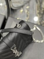 Saint Laurent Small Bag Black In Mix Matelasse 600195BOW921000 - Image 2