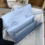 Hermes Constance Long Togo Wallet Light Blue, Silver Toned Hardware Bag For Women, Women's Handbags, Shoulder Bags 8.1in/21cm - Image 8
