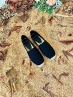 Saint Laurent Women's Saint Laurent Embroidered Espadrilles Black For Women YSL - Image 9