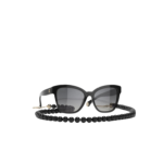Chanel Square Sunglasses Black For Women A71510 X02016 S2218