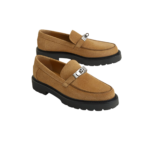 Hermes Icone Loafers Brun Fume For Men H242908ZAE5410