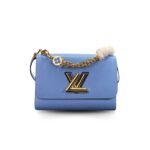 Louis Vuitton Twist MM Monogram Flower Bleu Nuage Blue M59627