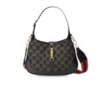 Gucci Jackie 1961 Small Shoulder Bag Black And Ivory 678843 UN3AG 1294