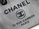Chanel Deauville Tote Gray A66941 - Image 7