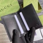 Gucci GG Marmont Card Case Black with Silver Hardware 4.5in/11cm GG 428737 0YK0N 1000 - Image 6