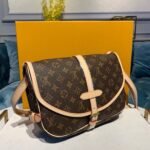 Louis Vuitton Saumur MM Monogram Canvas Brown M40710 - Image 3