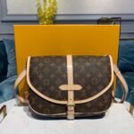 Louis Vuitton Saumur MM Monogram Canvas Brown M40710 - Image 2
