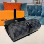 Louis Vuitton 3 Watch Case Damier Graphite Canvas N41137 - Image 9