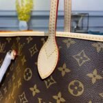 Louis Vuitton Neverfull GM Tote Bag 15.4in/ 39cm Red Monogram Gold Hardware For Women M41181 - Image 8