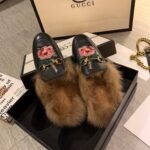 Gucci Re-Edition Women's Princetown Mules Black For Women - Image 2