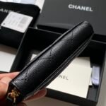 Chanel Zipped Coin Purse Black Bag For Women 10.9cm/4.3in - Image 2