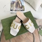 Gucci Women's 'Gucci' Slide White For Women GG ‎694858 C9D00 9022 - Image 6