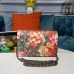 Gucci Floral WOC Dionysus Shoulder Bag 8in/ 20cm Multicolor  Antiqued Silver Hardware For Women - Image 5