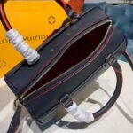 Louis Vuitton Speedy Bandouliere 25 Top Handle Bag 9.8in/ 25cm Navy Blue Monogram Empreinte Gold Hardware For Women - Image 8
