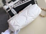 Chanel 19 HandBag White AS1160 - Image 3