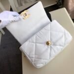 Chanel 19 HandBag White AS1160 - Image 8
