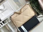 Chanel 19 Flap Bag Crossbody 10.1in/ 26cm Beige For Women - Image 3