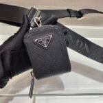 Prada Re-Nylon And Saffiano Shoulder Bag Black 2VH113_2DMH_F0002_V_OOP - Image 6