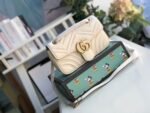 Gucci Marmont Matelassé Mini Bag  White 446744 DTDIT 9022 - Image 2