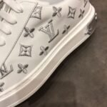 Louis Vuitton Time Out Sneaker White/Silver For Women LV - Image 6