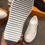Louis Vuitton Time Out Sneaker White/Silver For Women LV - Image 8