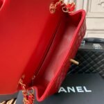 Chanel Flap Bag Mini Crossbody 7.8in/ 20cm Red Gold Hardware For Women A69900 - Image 13