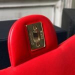 Chanel Flap Bag Mini Crossbody 7.8in/ 20cm Red Gold Hardware For Women A69900 - Image 12