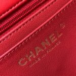 Chanel Flap Bag Mini Crossbody 7.8in/ 20cm Red Gold Hardware For Women A69900 - Image 17