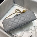 Chanel Flap Bag With CC Ball On Strap Grey AS1787 - Image 10