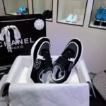 Chanel Sneakers Black/White For Women, Women's Shoes G34360 - Image 4