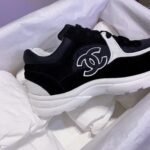 Chanel Sneakers Black/White For Women, Women's Shoes G34360 - Image 7